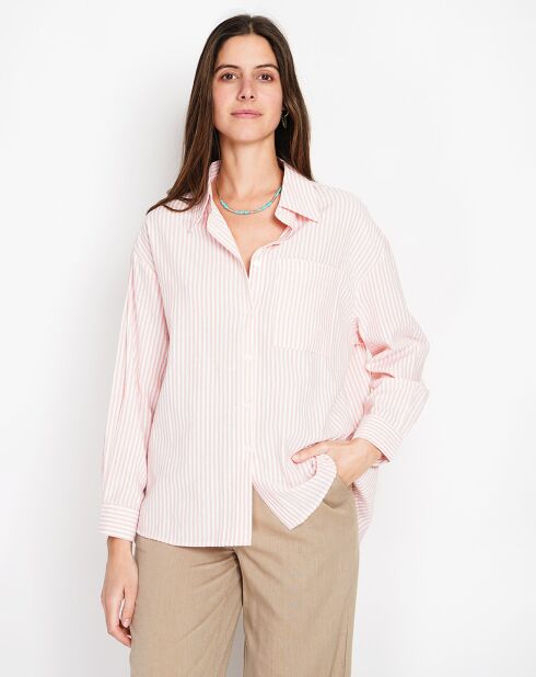 Camisa Roxane melocotón