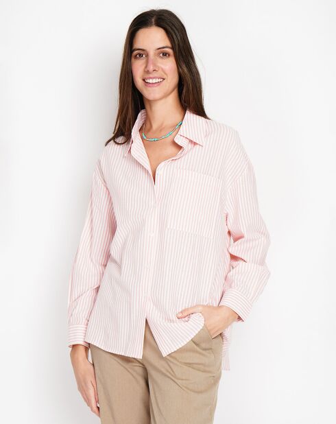 Camisa Roxane melocotón