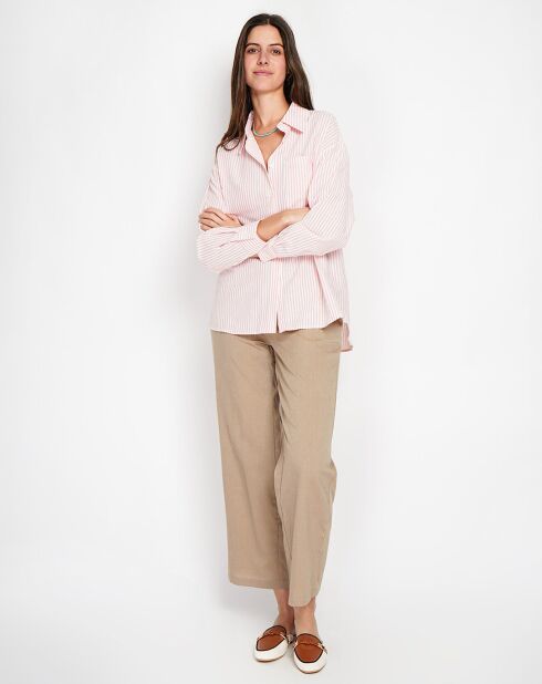 Camisa Roxane melocotón