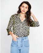 Chemise Ava kaki claire