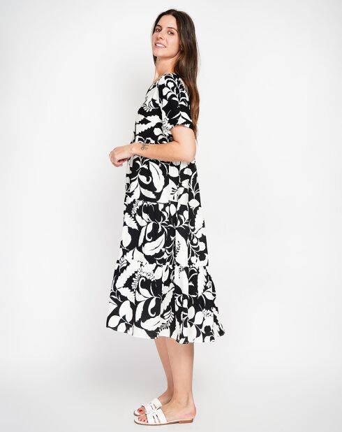 Robe en Lin mélangé Albane noire