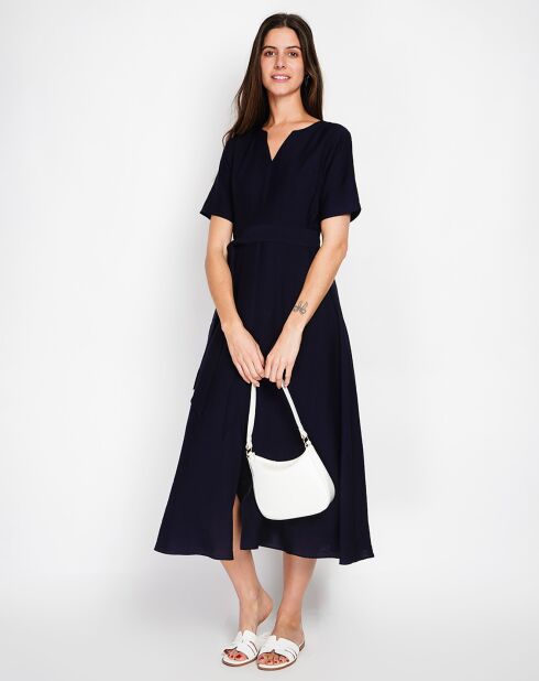 Robe en Lin mélangé Charlotte marine