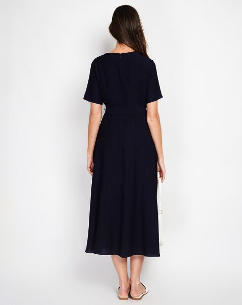 Robe en Lin mélangé Charlotte marine