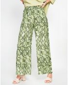 Pantalon en Lin mélangé Alicia kaki clair