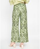 Pantalon en Lin mélangé Alicia kaki clair