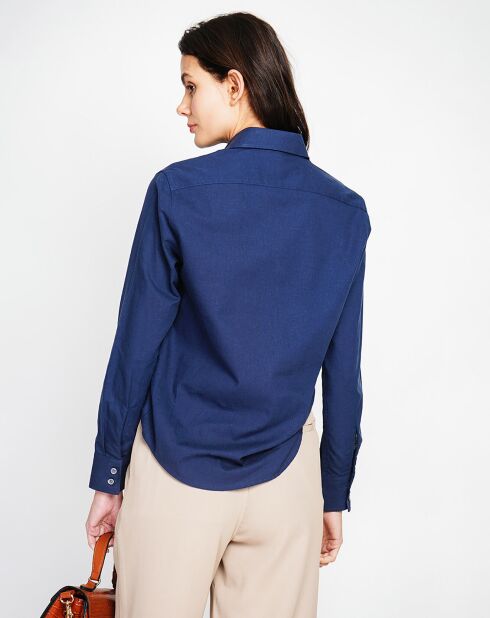 Chemise 100% Lin Maria marine