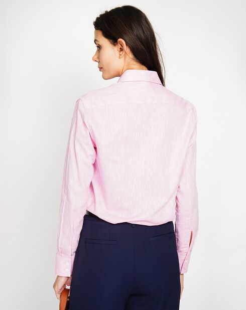 Chemise 100% Lin Maria rose