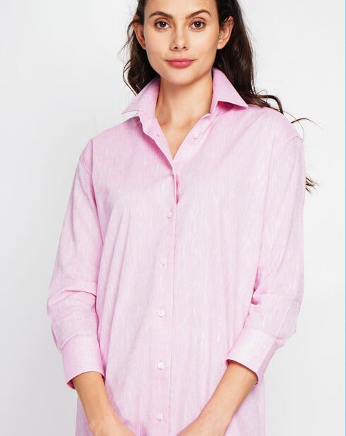Robe 100% Lin Camille rose