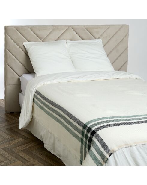 Plaid 100% Lin Paros pigeon - 135x190 cm