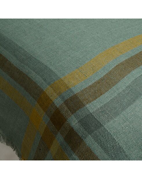 Plaid 100% Lin Malibu sauge - 135x190 cm