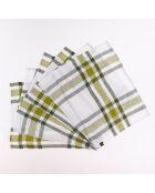 6 Serviettes de table 100% Lin Capri citrus - 36x48 cm