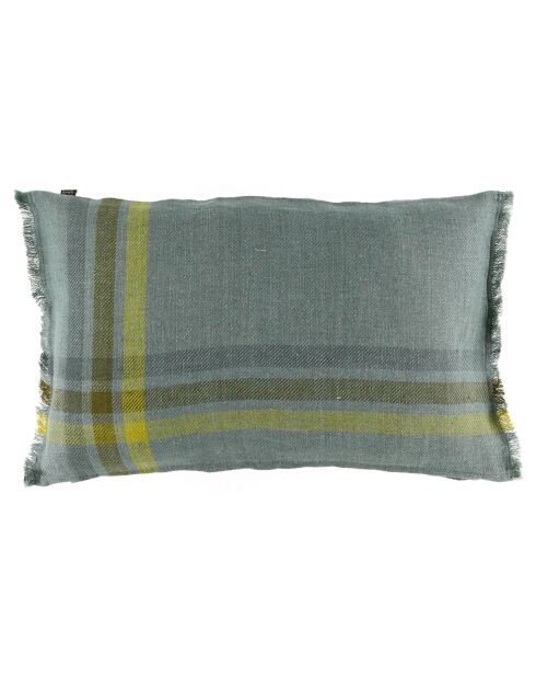 Housse de coussin 100% Lin Malibu sauge - 40x60 cm