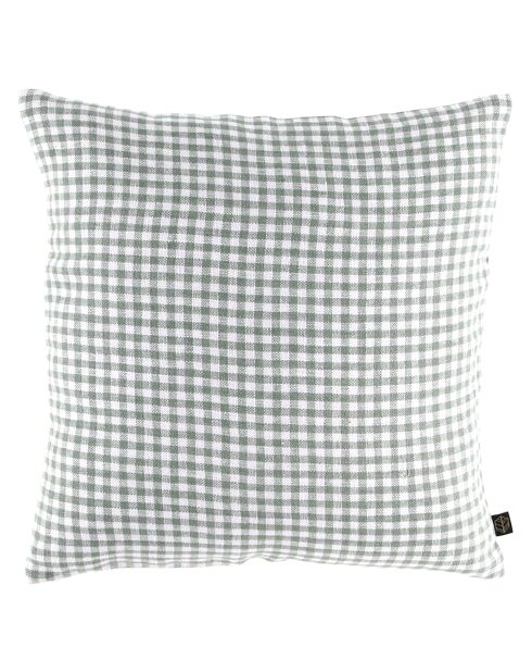 Housse de coussin 100% Lin Piana sauge - 45x45 cm