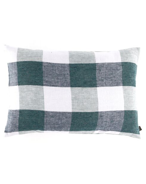 Housse de coussin 100% Lin Palma céladon - 40x60 cm