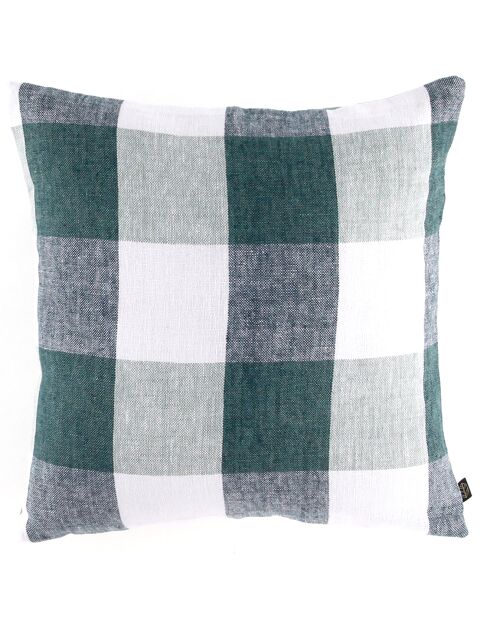 Housse de coussin 100% Lin Palma céladon - 45x45 cm