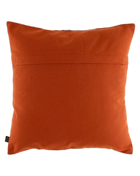 Housse de coussin 100% Lin Palma brique - 45x45 cm