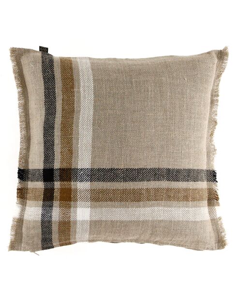 Housse de coussin 100% Lin Malibu lin - 45x45 cm