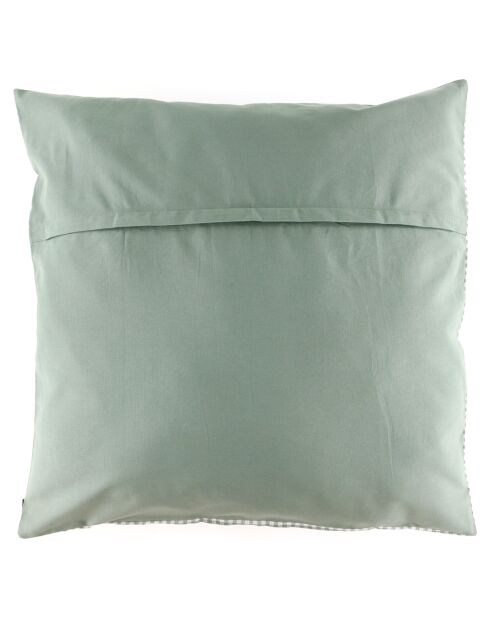 Housse de coussin 100% Lin Piana sauge - 80x80 cm