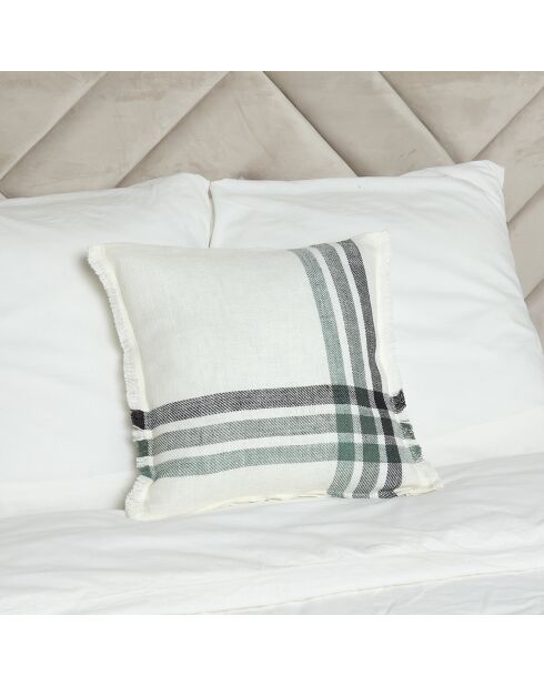 Housse de coussin 100% Lin Paros pigeon - 45x45 cm