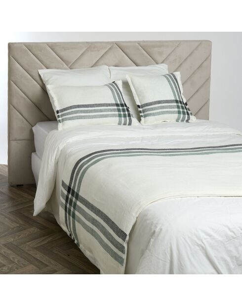 Housse de coussin 100% Lin Paros pigeon - 40x60 cm