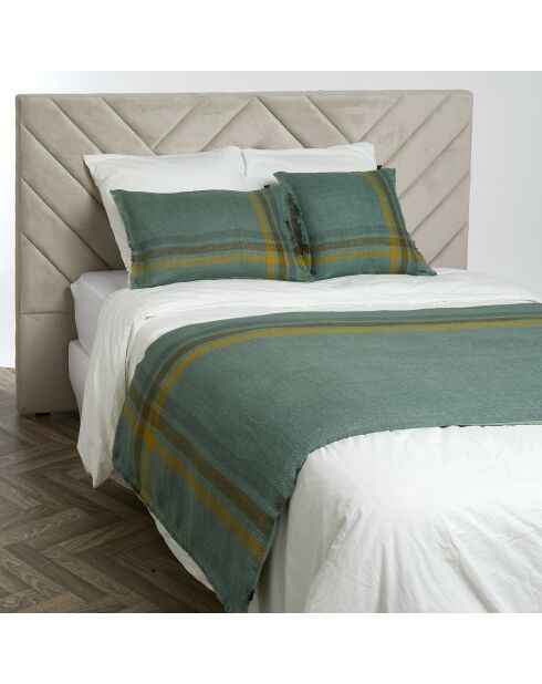 Housse de coussin 100% Lin Malibu sauge - 40x60 cm