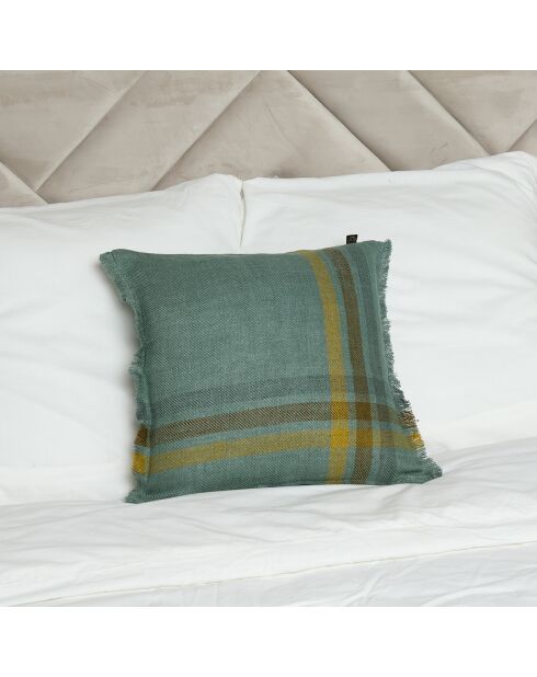 Housse de coussin 100% Lin Malibu sauge - 45x45 cm