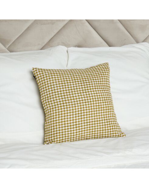 Housse de coussin 100% Lin Piana citrus - 45x45 cm