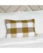 Housse de coussin 100% Lin Palma citrus - 40x60 cm
