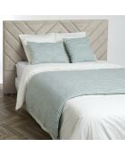 Housse de coussin 100% Lin Piana sauge - 45x45 cm
