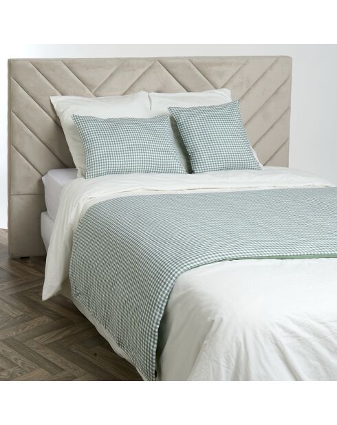 Housse d'edredon 100% Lin Piana sauge - 85x200 cm