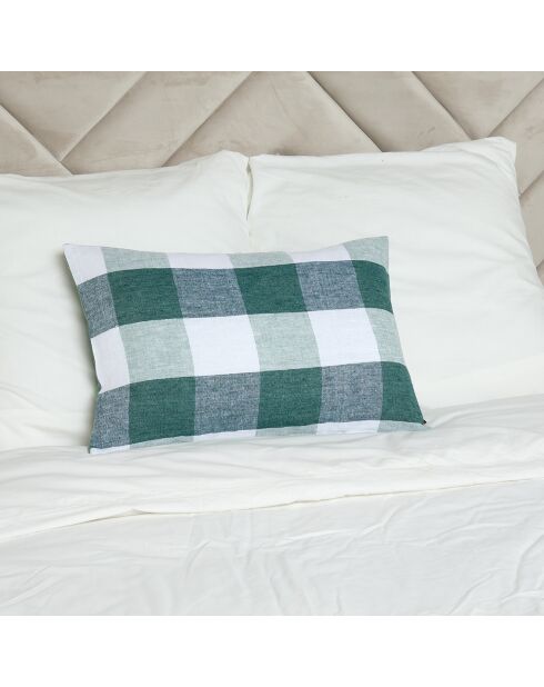 Housse de coussin 100% Lin Palma céladon - 40x60 cm