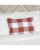Housse de coussin 100% Lin Palma brique - 40x60 cm