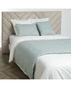Housse de coussin 100% Lin Piana sauge - 40x60 cm