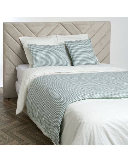 Housse de coussin 100% Lin Piana sauge - 40x60 cm