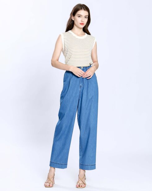Pantalon Lya bleu