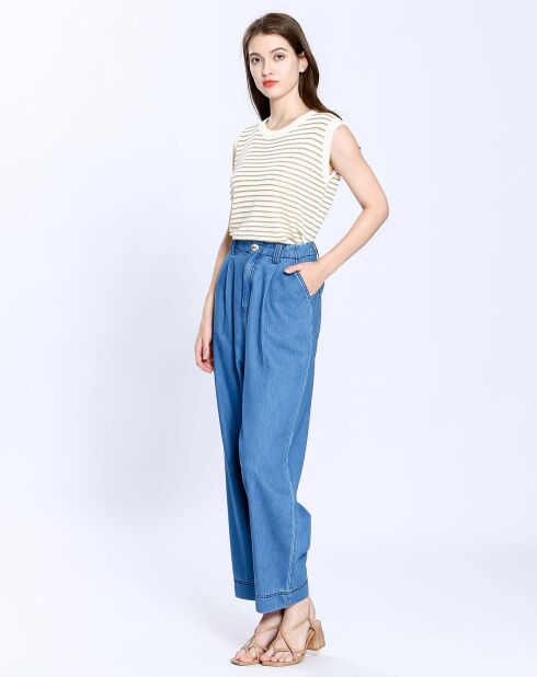 Pantalon Lya bleu