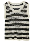 Pull sans manches Aurore noir