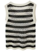 Pull sans manches Aurore noir