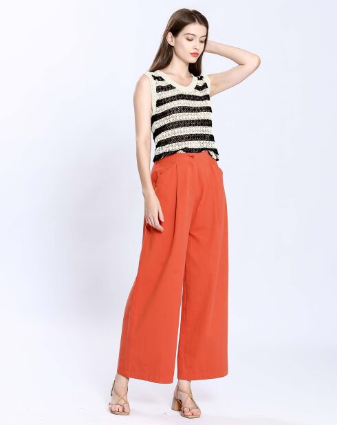 Pull sans manches Aurore noir