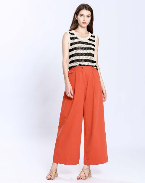 Pull sans manches Aurore noir