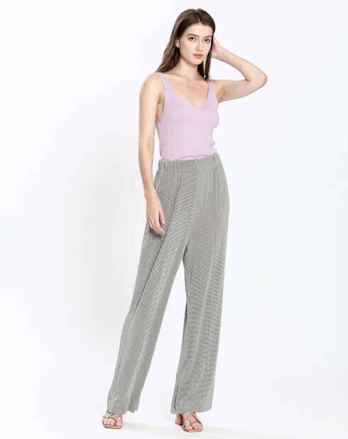 Top en Coton & Cachemire Lea violet