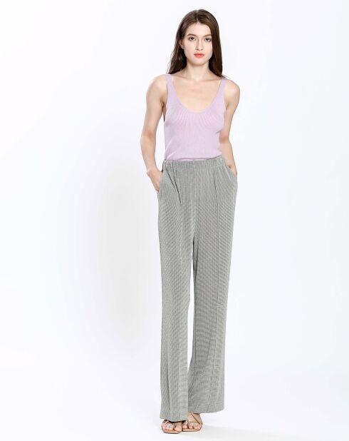 Top en Coton & Cachemire Lea violet