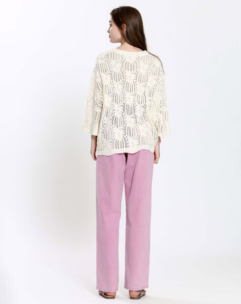 Pull Pauline écru