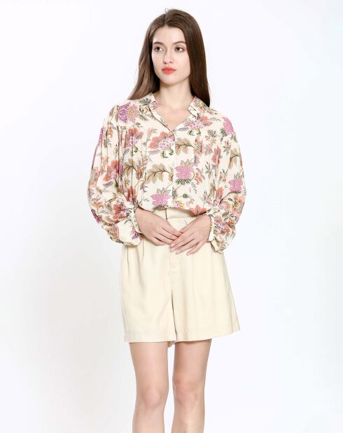 Ecrufarbenes Oberteil Eva