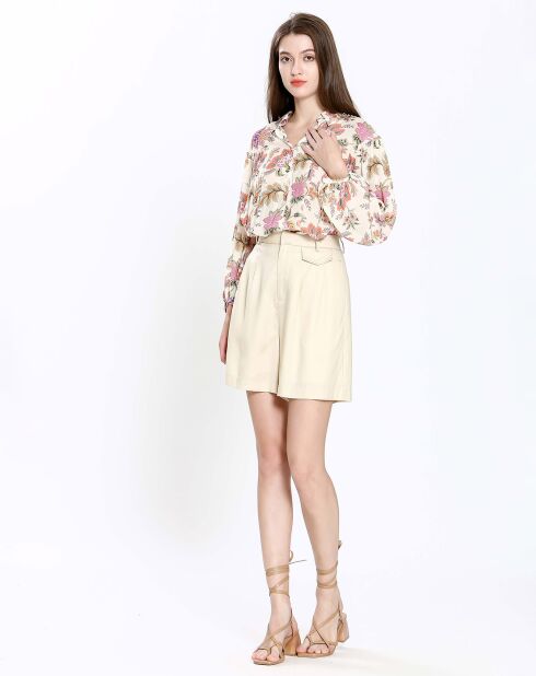 Ecrufarbenes Oberteil Eva