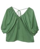 Top Marion vert foncé