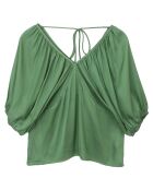 Top Marion vert foncé