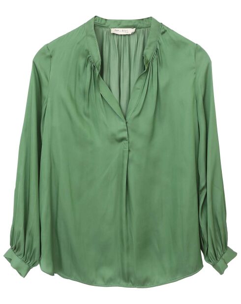 Top Chloe vert foncé