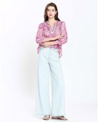 Top Paulette rose