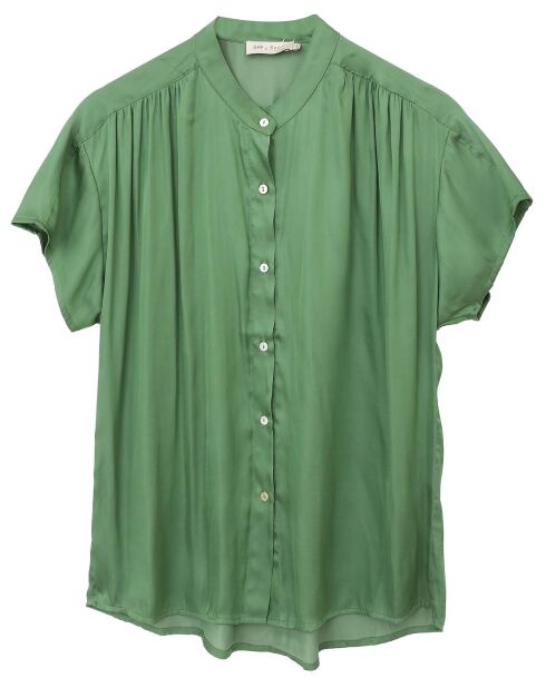 Top Camille vert foncé